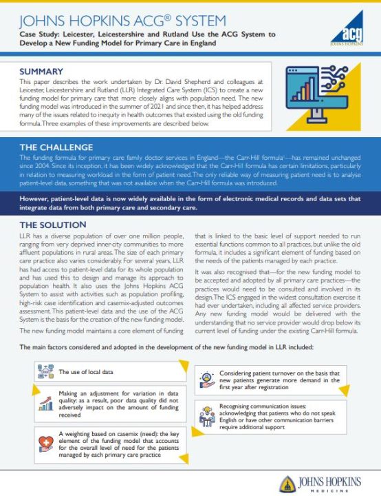 Develop A New Funding Model For Primary Care - Provider - Johns Hopkins ...